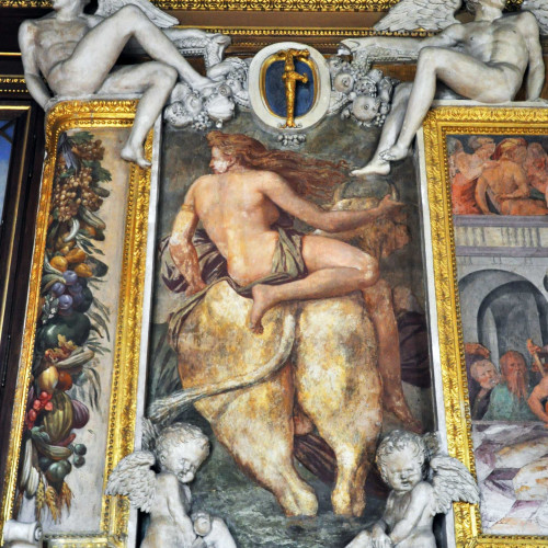 Jupiter, changé en taureau, enlevant Europe