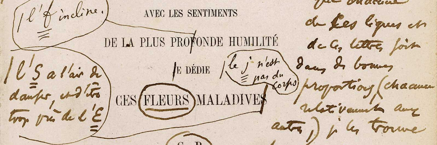 Les Fleurs du Mal : dédicace à Théophile Gautier