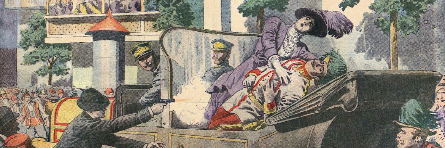 Assassinat de l’archiduc héritier d’Autriche et de la duchesse sa femme à Sarajevo